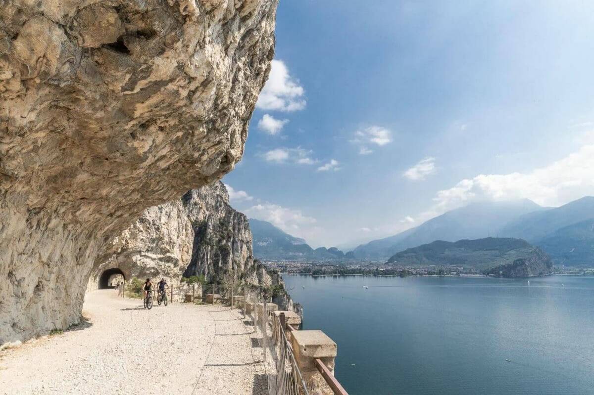 Ponale-Straße über dem Gardasee